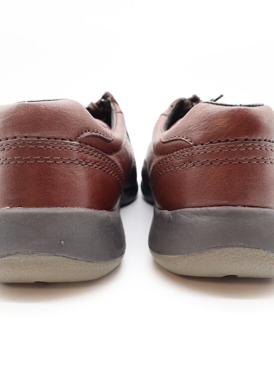 Hush Puppies Approach Oxford Mens 8 Dark Brown Leather Shoes main image 5